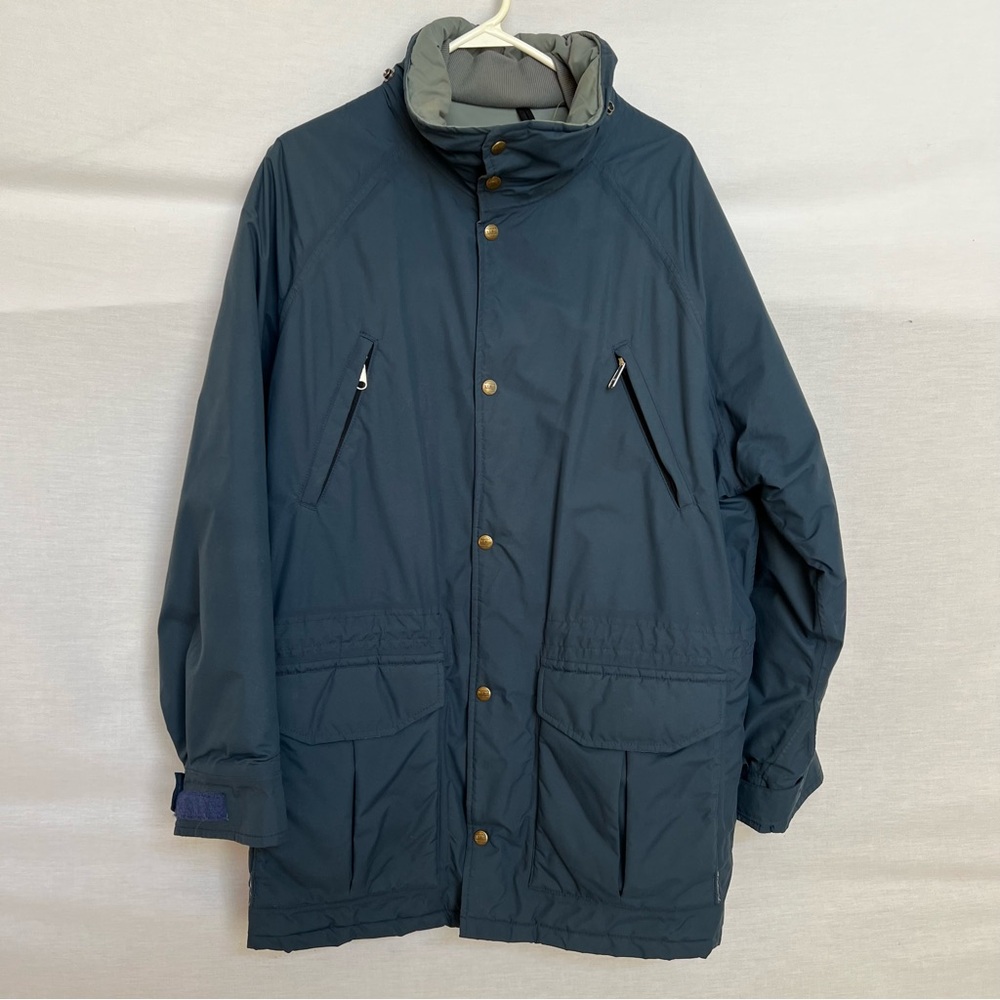 Vintage L.L. Bean Men's Blue Gray Thinsulate Gore•Tex Parka Warden Jacket